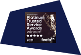 FEEFO Platinum Trusted Service Award